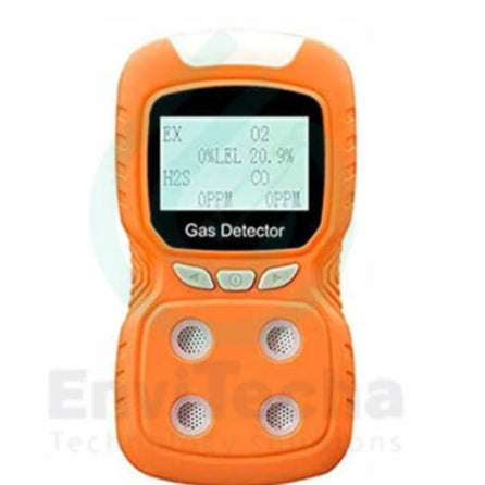 PLT840 :: 4 in 1 Multi Gas Detector Combustible Oxygen, Hydrogen Sulfide, Carbon Monoxide