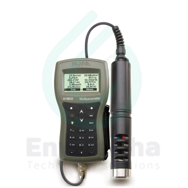 HI9829 :: Multiparameter pH/ISE/EC/DO/Turbidity Waterproof Meter with optional GPS