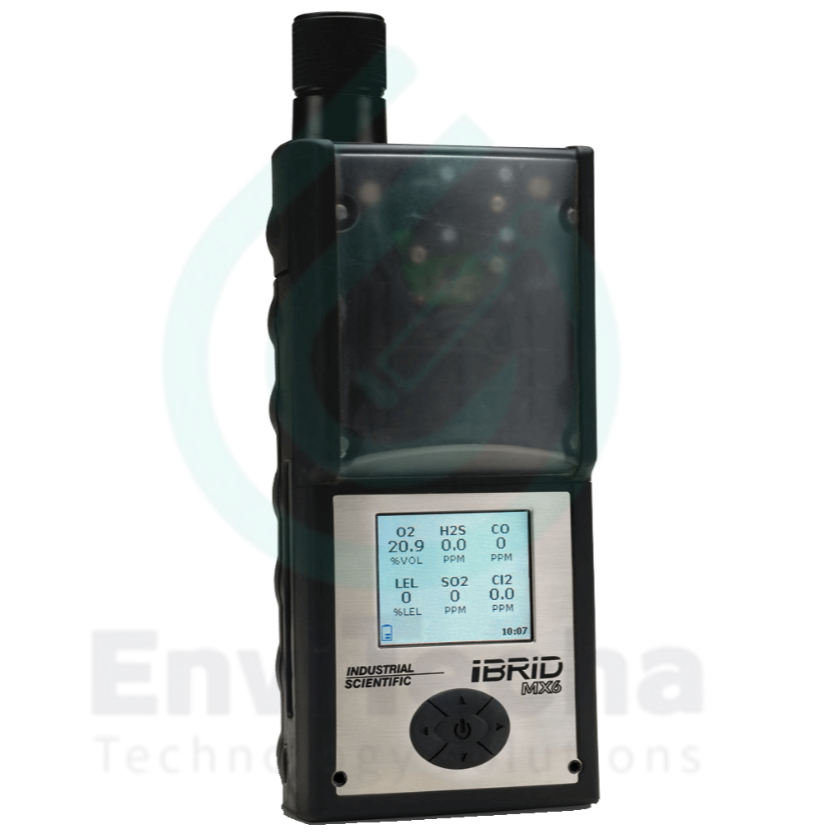 MX6 iBrid® :: monitor oxygen, toxic and combustible gas, and volatile organic compounds (VOCs).