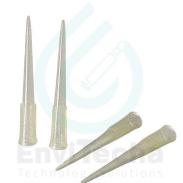 1000 Pcs 200uL Pipette Tips, Yellow, Bulk