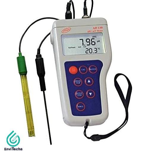 AD130 :: pH/mV/Temperature Portable Meter - جهاز متنقل لقياس الأس الهيدروجيني وإمكانية الأكسدة والاختزال