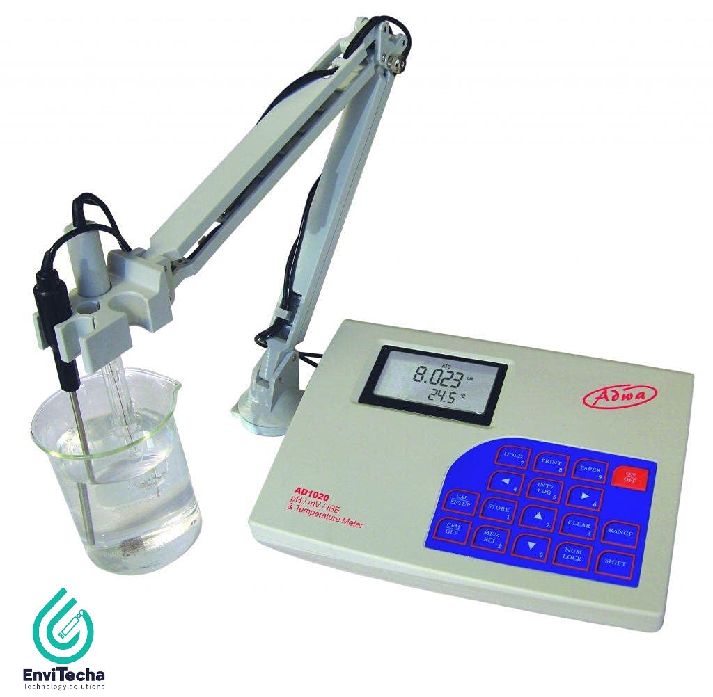 AD1030 :: pH /mV / ISE/ Temperature  Bench Meter - جهاز قياس الأس الهيدروجيني وإمكانية الأكسدة والاختزال