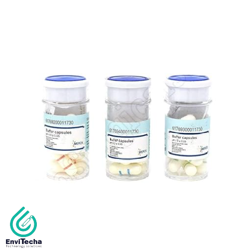 PH4/7/10 :: Merck pH Buffer capsules, For pH meter calibration