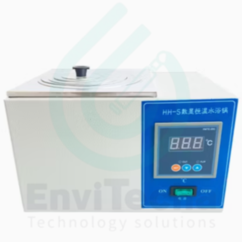 422::-Stainless Steel single hole digital thermostatic water bath with timer