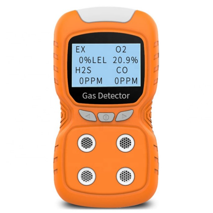 PLT840 :: 4 in 1 Multi Gas Detector  Combustible Oxygen, Hydrogen Sulfide, Carbon Monoxide