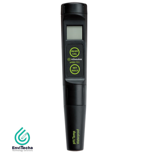 PH55 ::PRO Waterproof pH ,Temperature Tester with ATC & Replaceable Probe - قلم قياس الحموضة والقلوية