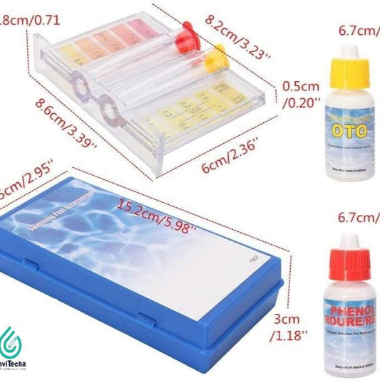 ET156-100 :: pH & CL test kits  - كواشف قياس الأس الهيدروجيني والكلور