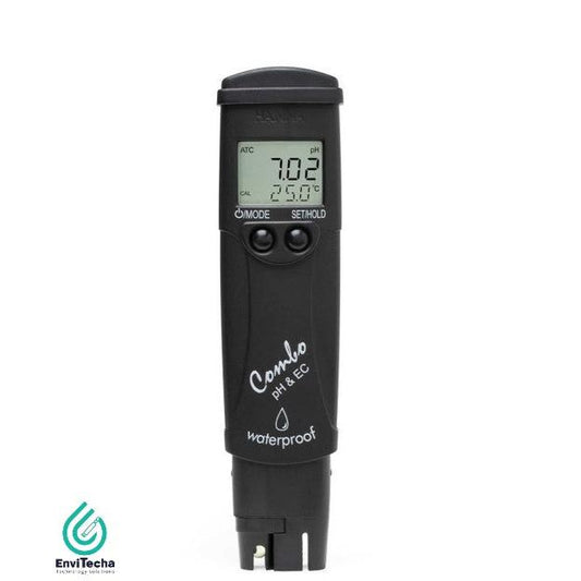 HI-98129  :: POCKET EC/TDS AND PH TESTER, LOW RANGE(جهاز الكومبو لقياس الاس الهيدروجيني والحرارة)