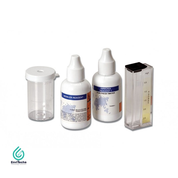 HI-3824 :: Ammonia test kit for fresh water - طقم كواشف اختبار الأمونيا للمياه العذبة