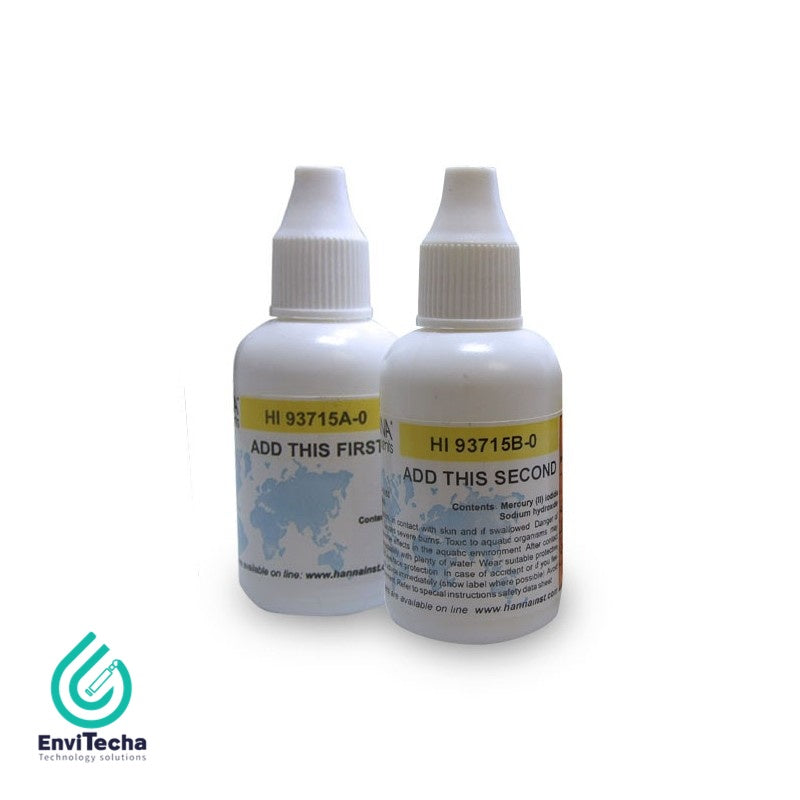 HI93715-01 :: Ammonia medium range reagents -  كواشف  الأمونيا نيتروجين متوسط